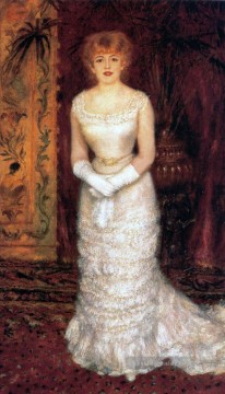 Porträt Schauspielerin Jeanne Samary Pierre Auguste Renoir Ölgemälde